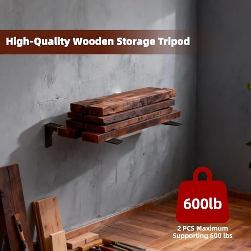 17inch shelf brackets heavy duty, l brackets for, side view