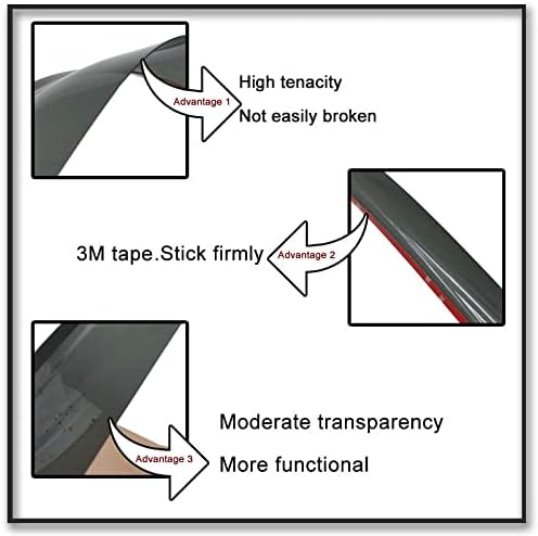 4pc Sun Rain Guards Window Visor Wind Deflector Compatible - Image 8