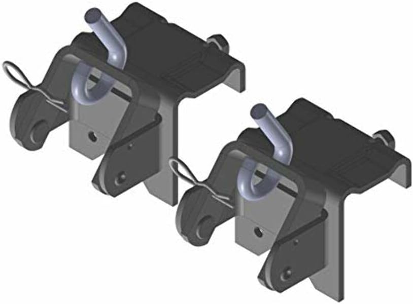 HUSKY TOWING 31260 Chain-Lift BRKT KIT, Pair , Black