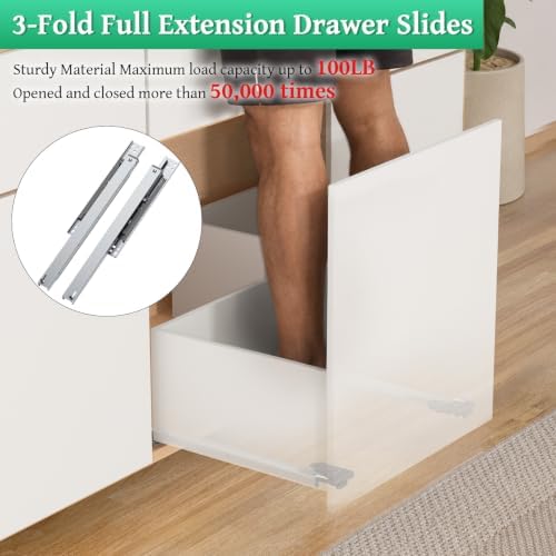 undermount drawer slides,16inch bottom mount full extension drawer, package contents