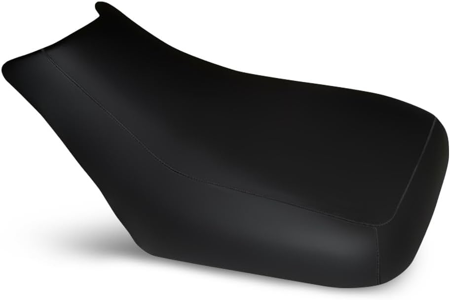 PIT66 Seat Cover Compatible with Honda Rubicon 2005-2011/ Fit Foreman 500 | Black, PVC Synthetic Leather, ATV Replacement Seatcover Fit Rubicon 2005-2011/Fit 500 ATV Black Seatcover (Cover only)
