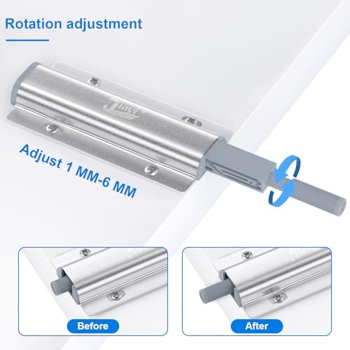 push to open cabinet latches hardware magnetic push, package contents