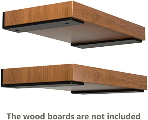 neodrop 8 inch floating shelf brackets, heavy duty, package contents