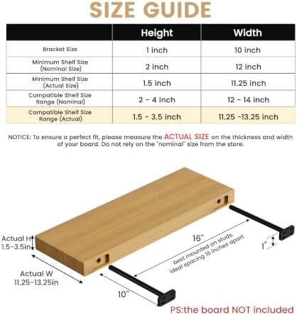 wall shelf brackets heavy duty floating shelf bracket shown in use