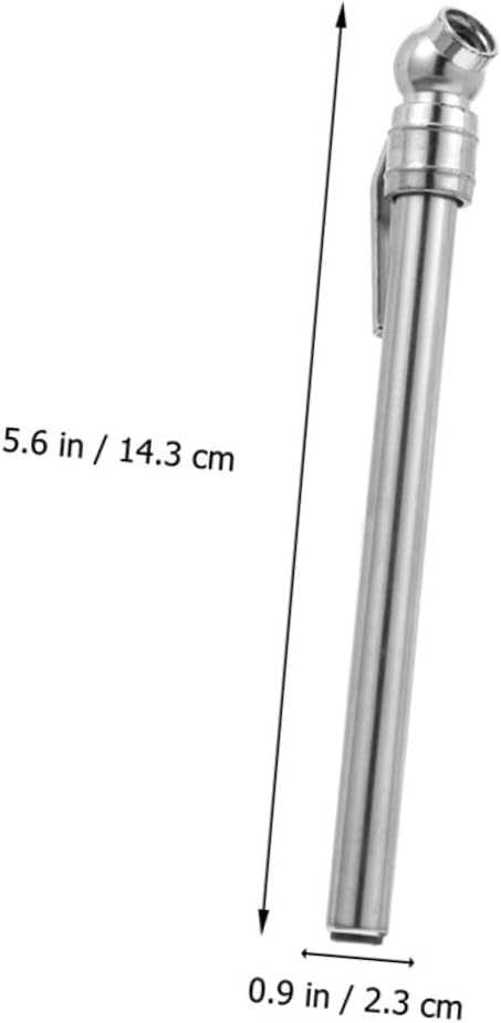 Pencil Tire Pressure Gauge 5pcs Silver Auto Tire Pressure Checker Pen for Car Wheel Maintenance Vehicle Repair Tool