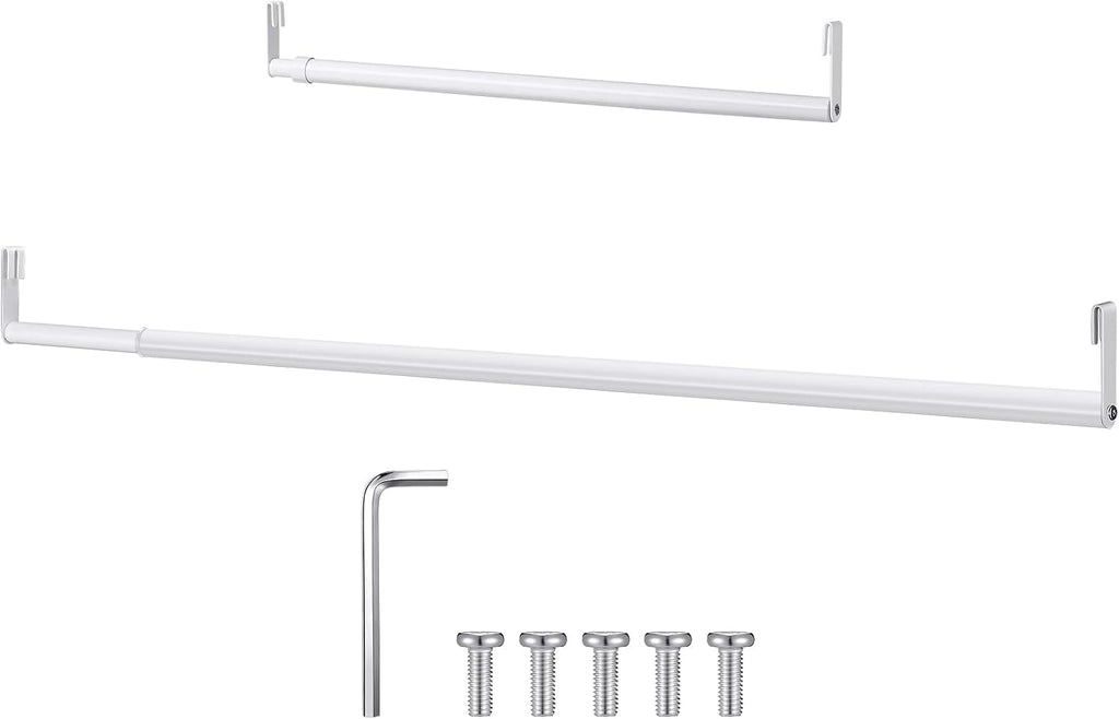 threehoney expandable closet hanger rod for wire shelf, main product view