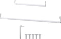 threehoney expandable closet hanger rod for wire shelf, main product view
