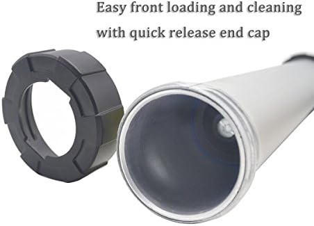 600ml caulking gun with aluminum barrel for 10oz/20oz, side view