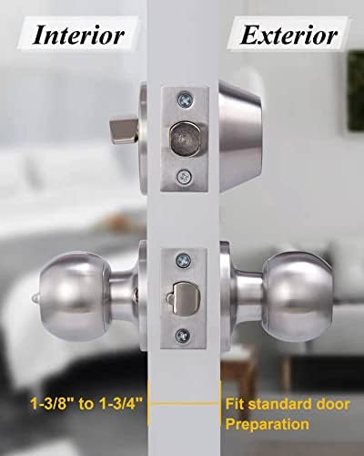 lanwandeng 2 sets all keyed same entry door, package contents