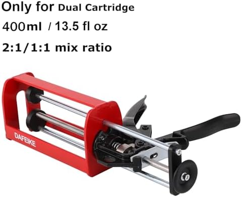 400 ml epoxy gun dual component caulking gun shown in use
