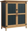 aoxun outdoor storage cabinet shed - wood &, main product view