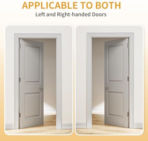 luxbaro 3 pack self closing door hinges 4, side view