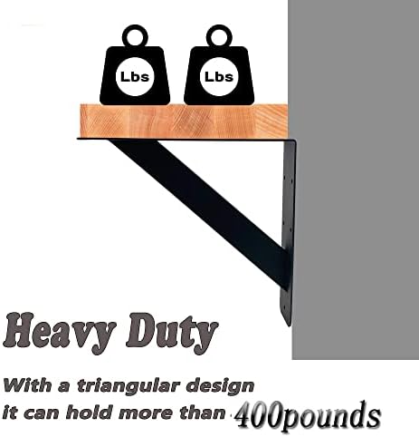 countertop support brackets,12x9 inch heavy duty shelf brackets,shelf, package contents