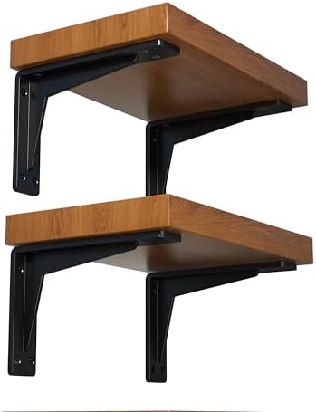 neodrop 4-pack 18 inch heavy duty shelf brackets on a desk or shelf