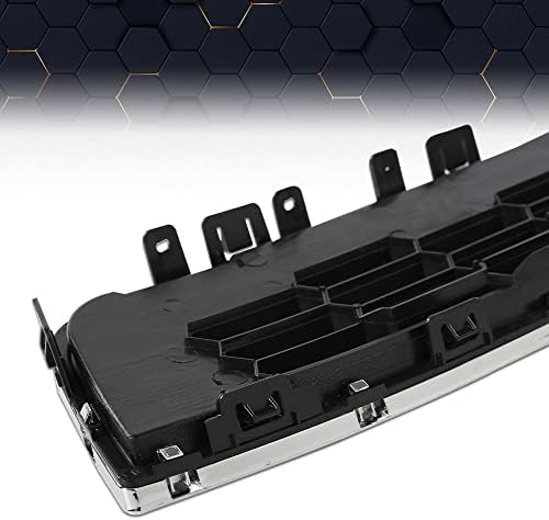 PIT66 Front Bumper Grille Set Fit Chevy Sonic 2012-2016 Black GM1036139 | Upper & Lower Grille with Fog Light Covers, Fits Chevy Sonic 2012-2016, Front Bumper Replacement, Replaces 95215846, 95227395