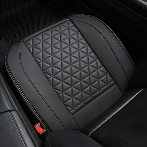 black panther luxury faux leather car seat cover shown in use