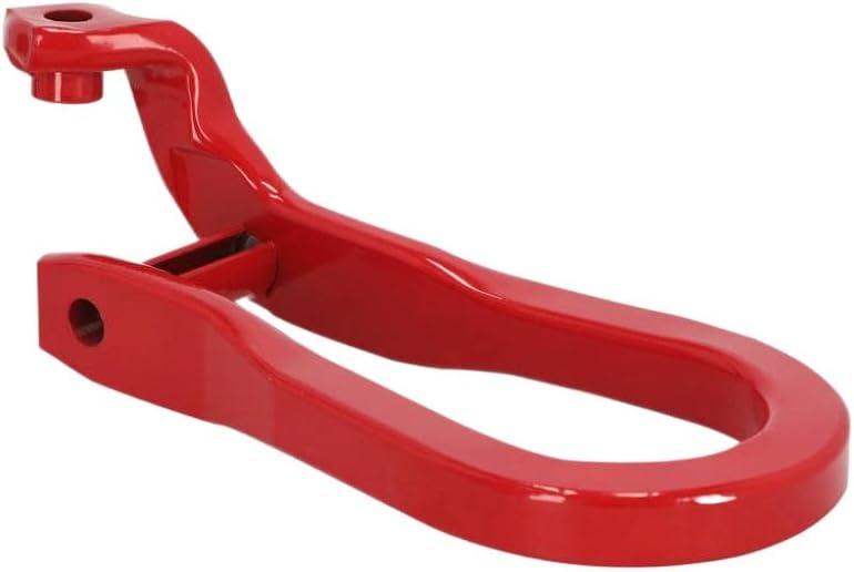 2X Red Tow Hooks Compatible with Silverado Sierra 2500HD and 3500HD