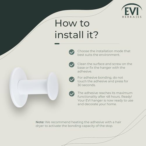 evi bathroom hanger | stainless steel wall hanger showing dimensions