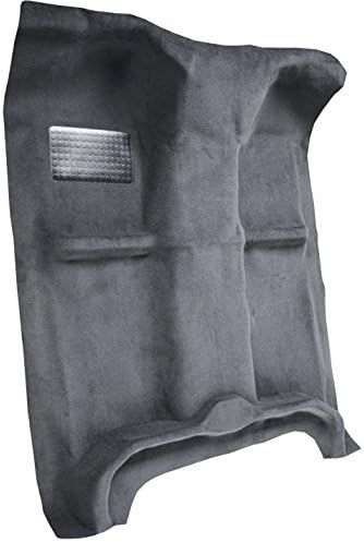 Replacement Auto Carpet Floor Liner - Molded Cutpile - fits 2003-2009 Dodge Ram 3500 4 Door Quad Cab (Dark Slate)