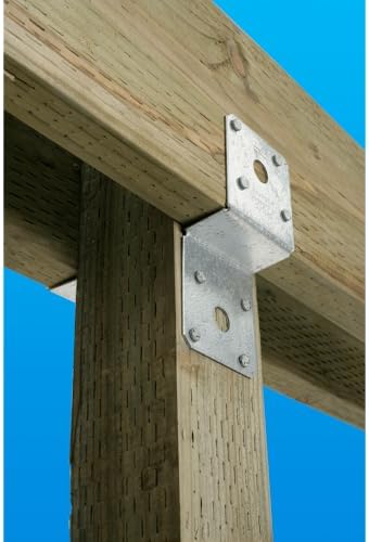 simpson strong-tie djt14z djt 14-gauge zmax galvanized deck, front angle view