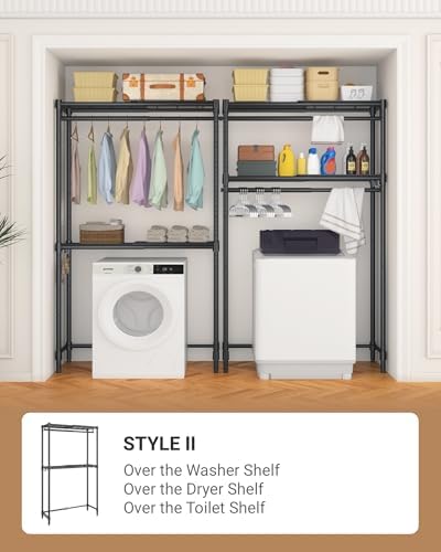 expandable closet organizer system adjustable clothes rack, package contents