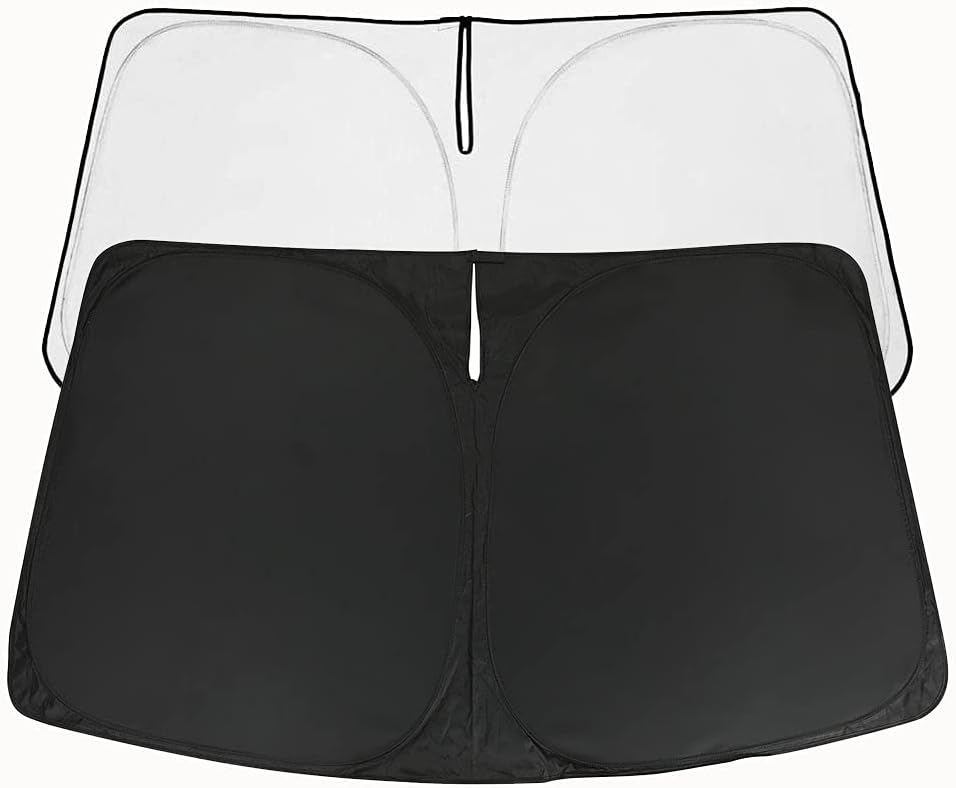 D-Lumina Windshield Sunshade - Compatible with Toyota Tacoma 2024 2025 - Foldable Front Window Sun Protector, Sun Shade, Heat Shield