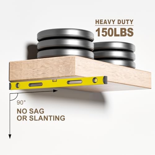 floating shelf bracket heavy duty,decorative floating shelf hardware, side view