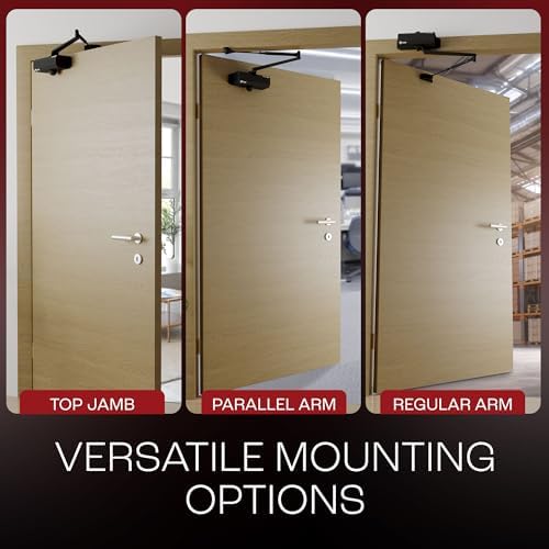 primeware dc-300 adjustable automatic door closers for home, close-up detail
