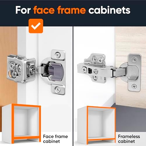 decobasics 10 pack soft close cabinet hinges –, view 9