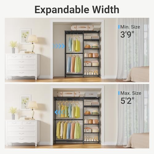 vipek x2 plus expandable heavy duty clothes rack shown in use