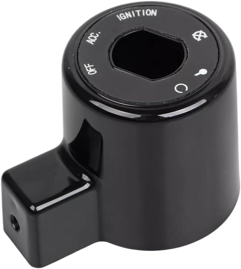 Front Ignition Control Switch Cover Cap Compatible With Sportster XL 883 1200 2004 2005 2006 2007 2008 2009 2010 2011 2012 2013 2014 2015 2016