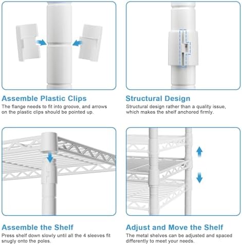 ulif m2 wall mounted closet system, white clothes on a desk or shelf