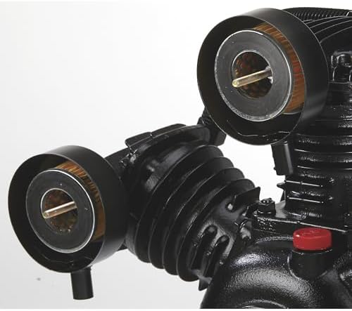 northstar air compressor pump, 2-stage, 3-cylinder, 14.9 cfm showing dimensions