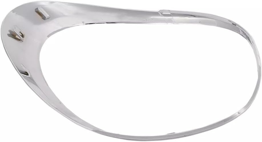 Right Taillight Lamp Trim Ring Exterior Cover Replacement for Fiat 500L 2014-2020, OEM 68235996AA 77366441, Replacement Exterior Fender Part, Wear-Resistant Car Rear Light Surround Frame Silver