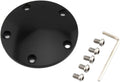 Motorcycle Timer Points Cover Aluminum 5 Holes Black Compatible with Twin Cam Softail 1999 2017(Black)