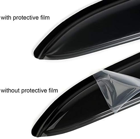 94459 Side Window Wind Deflector, Dark Smoke Window Visor fit - Image 5