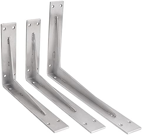 yumore countertop support bracket, heavy duty 5mm l, front angle view