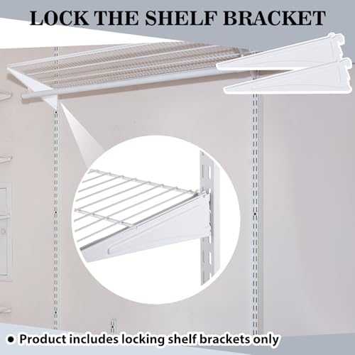 wonderjune 6 pcs adjustable locking shelf bracket 16 showing dimensions