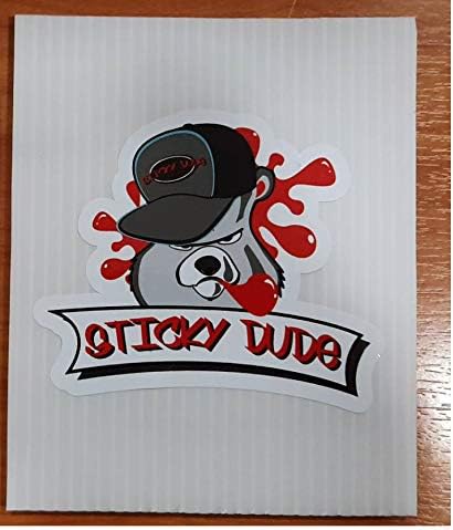 STICKY DUDE - Sexy Pin Up Girl Spark Plug Vinyl Sticker, 5 Inches - Waterproof Motorcycle Tool Box Bikers Laptop Wall Car Bumper Decal