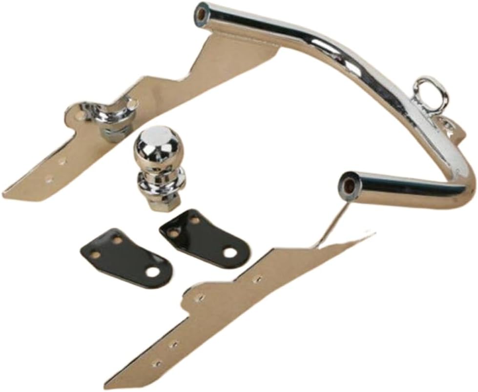 Motorcycle Trailer Hitch with Ball Compatible with Touring Electra Road King FLHT FLHR FLTR FLT 1994 2006 2007 2008