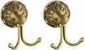 antique brass towel hook, wall mounted bathroom hook, main product view