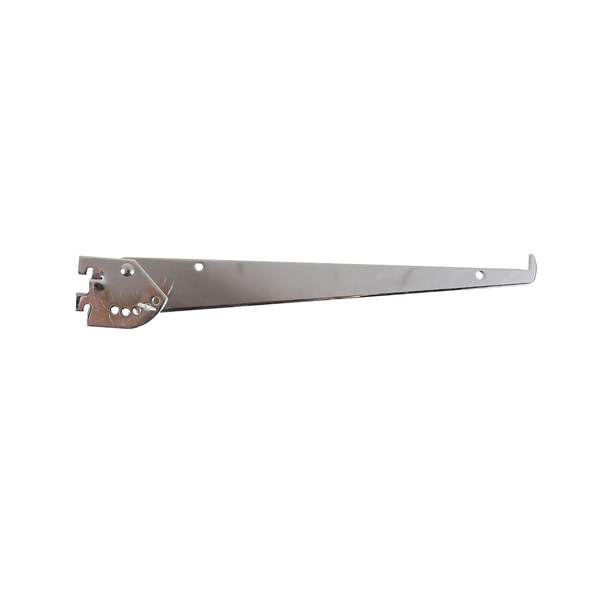 econoco tap-in shelf brackets, slotted standards, 25 pack, main product view