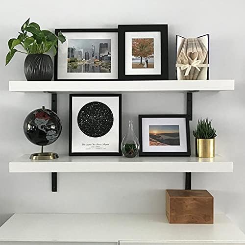 shelf brackets 10 inch wall l brackets 8pcs showing dimensions