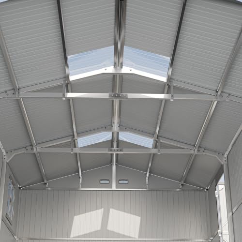 military-grade 13x20 ft metal garage large outdoor storage showing dimensions