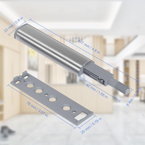 jiayi cabinet latch magnetic push catch 20 pack shown in use