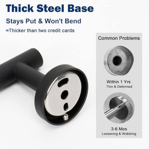 nearmoon bath towel hooks- sus 304 stainless steel, side view