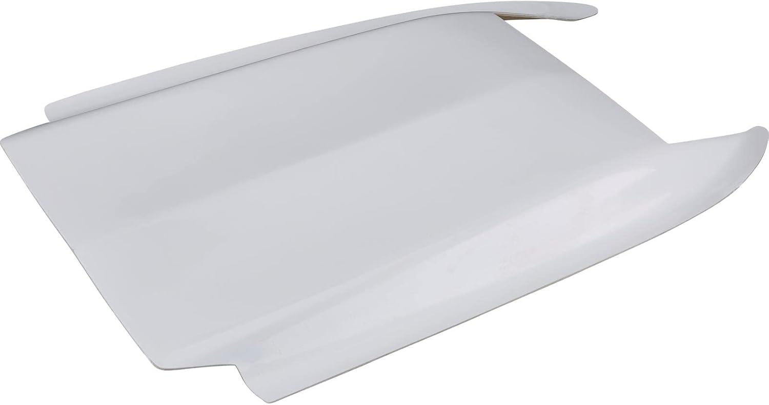 Corvette-Style Stingray Fiberglass Hood Scoop for Universal Fit: 37 x 22 x 3 inches, Glossy Gelcoat Finish, Suitable for Street & Race, Front-to-Back Length 36", Max Inside Width 18" Ready for Paint