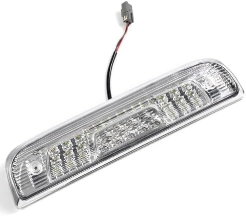 G-PLUS LED 3rd Brake Light Fit Chevy Silverado 1500 2500HD 3500 2014-2018 | Rear Third Brake Light Fit GMC Sierra1500/2500HD/3500 2014-2018,3RD Cargo Led Tail Lamps Clear lens Chrome Housing