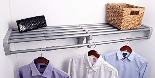 ez shelf expandable closet kit with end brackets, view 9