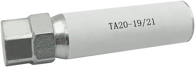TA20-19/21 10-Spline Wheel Lock Key Tool - 3/4" & 13/16", 19mm, 21mm Hex Drive Lug Nut Remover for Passenger Cars & Compact Hex Small Car